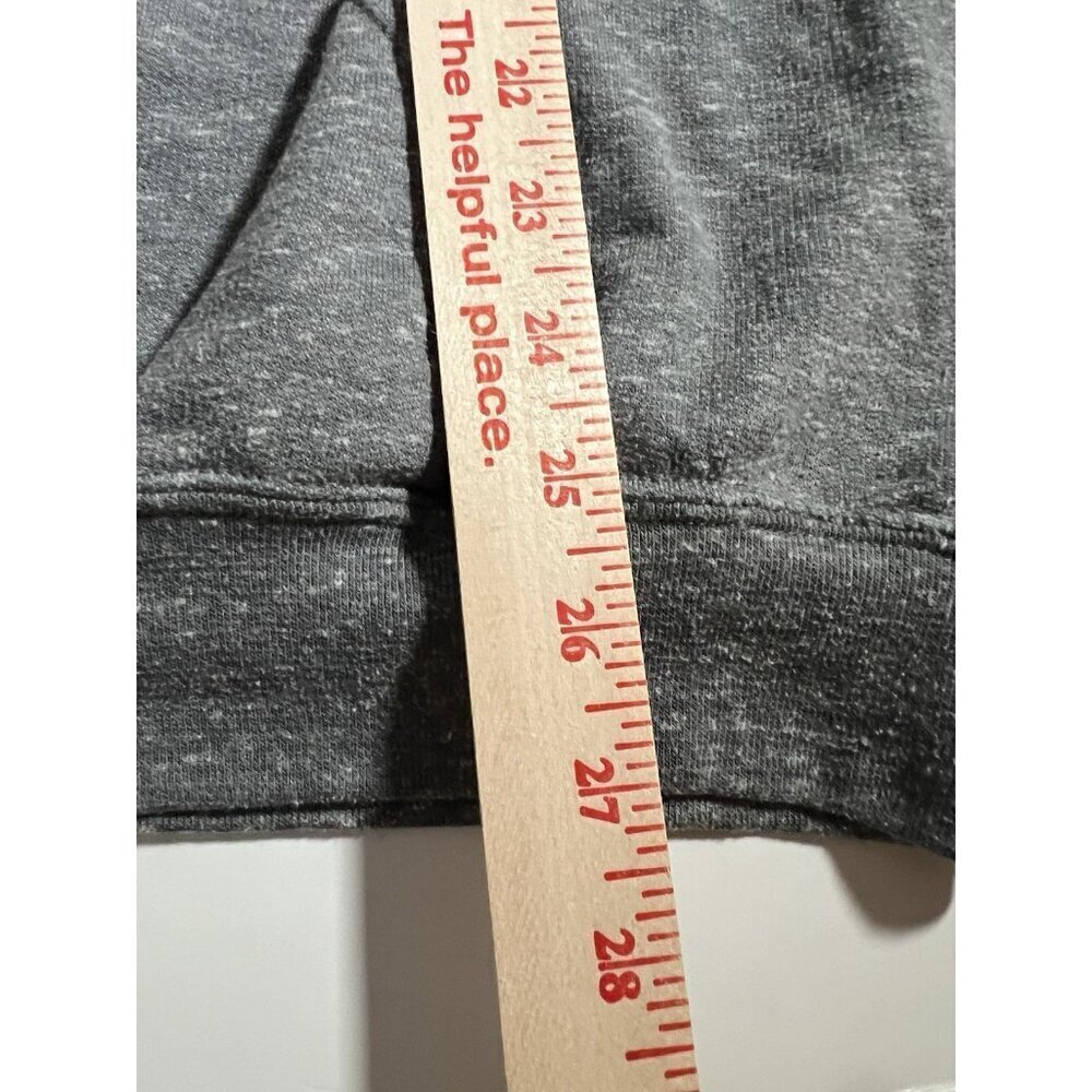 Jerzees gray colorblock hoodie Pine Trees glitter graphic 2XL outdoor comfy - Picture 7 of 9